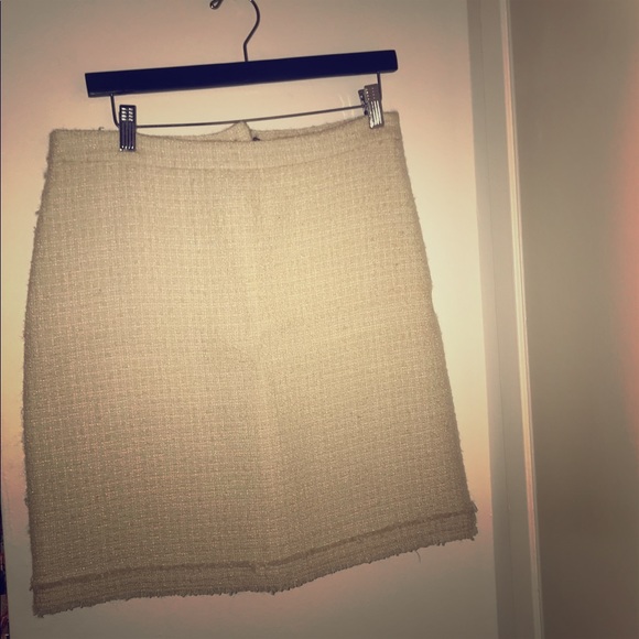 J. Crew Dresses & Skirts - J. Crew Winter White Wool Blend Pencil Skirt